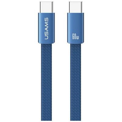 USAMS U96 60W USB-C To USB-C Cable 1.2m Blue