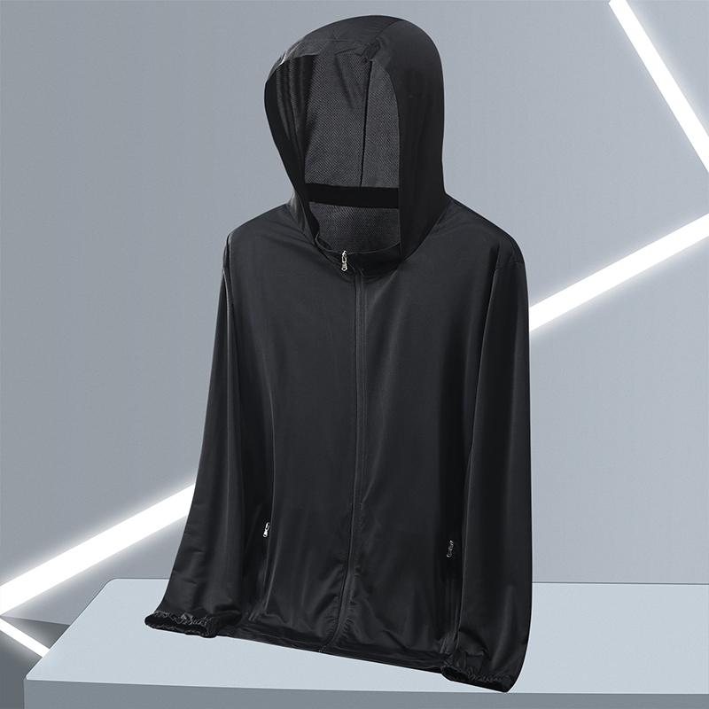 Plus Size 5XL-13XL Summer Coat Men Hooded Breathable Windbreaker Summer Sun Protection Jackets Oversize Men Clothing