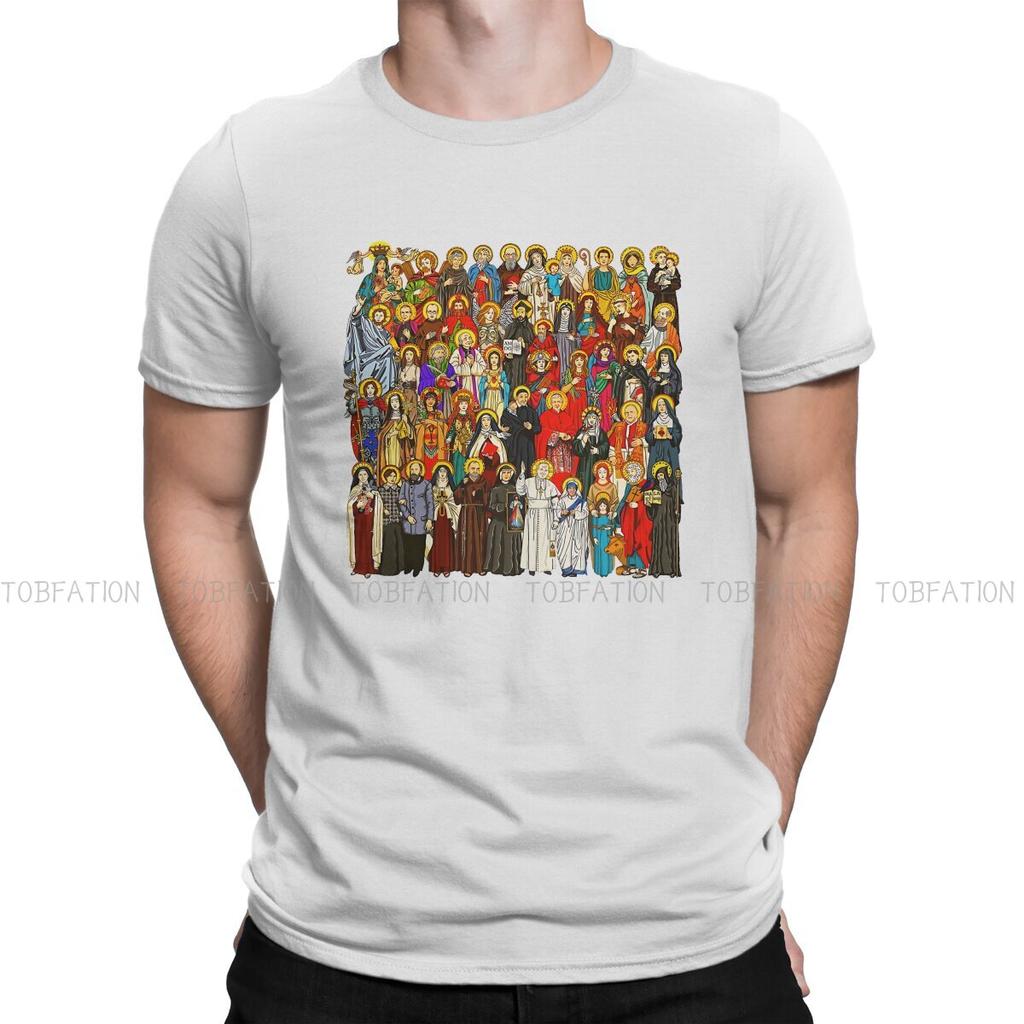Christianity Tshirt For Unisex Saints Basic Summer Sweatshirts T Shirt High Quality New Design Fluffy