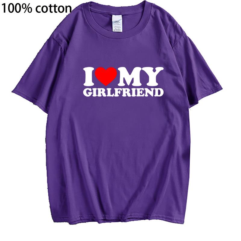 Футболка из хлопка с надписью «Я люблю свою девушку, я люблю своего парня», футболка для мужчин, так что, пожалуйста, держитесь от меня подальше, забавная надпись «BF GF», цитата, подарочные футболки