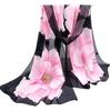 Шарф Цветочный Модный Шифоновый Шейный Платок Женский Изящный Шаль для Свиданий