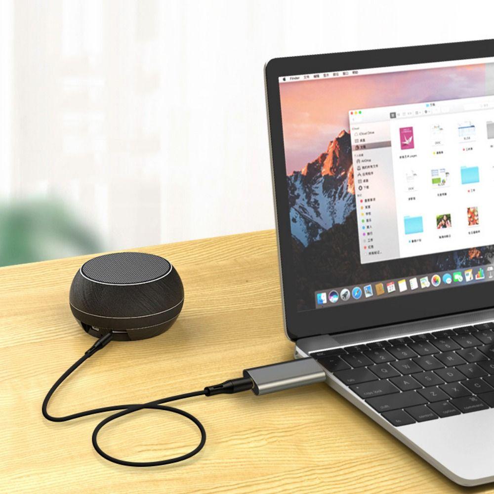 USB на 3,5 мм Адаптер для наушников 3,5 мм 2 в 1 Внешний стерео-звук Разъем для наушников Мини Аудио Проводная гарнитура Конвертер