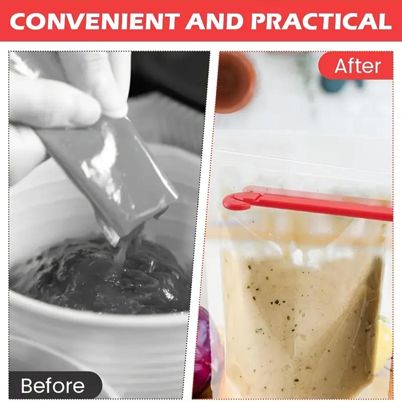 Многофункциональный открывалка для пакетов с лезвием из нержавеющей стали, открывалка для банок и бутылок, кухонный гаджет с удобной цепочкой для хранения