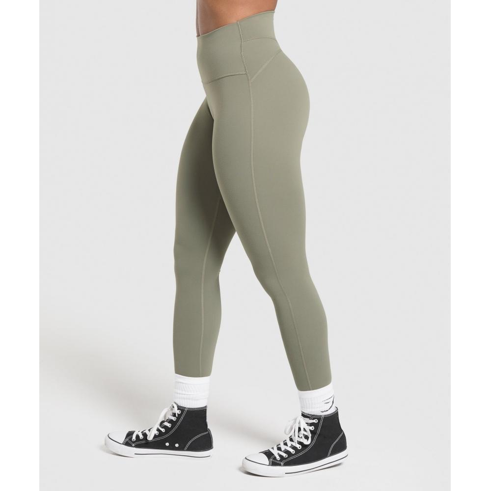 Gymshark Legacy Logo Leggings Base Green B7a4e Ech1