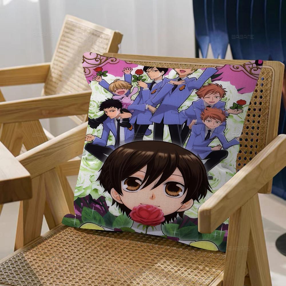 Аниме O-ouran H-High School Персонализированная наволочка Детская спальня Декор для дикой вечеринки Наволочка Подарок на день рождения ребенка / на выписку