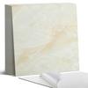 Pack of Vinyl Tiles with Decor for Kitchen or Bathroom Elegant Marble Pattern 9x30x30 cm