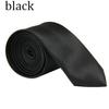 Solid Color Narrow Edition Smooth Tie for Men's New Product Formal Polyester Silk Casual Fashion Hand Tie Wedding Suits Cravate