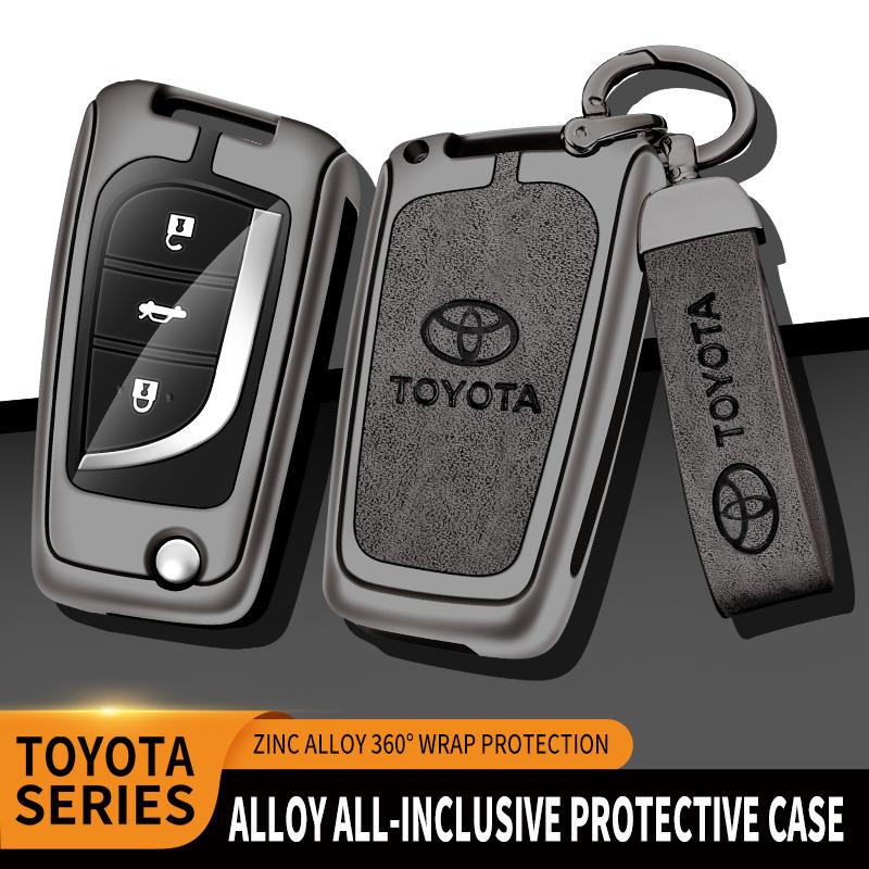Чехол-брелок для автомобильного ключа-пульта для Toyota Auris Corolla Avensis Verso Yaris Aygo Scion TC IM Camry RAV4 Forturner Hilux