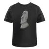 T Shirt Quot Easter Island Head 100 Baumwolle S Xxl Ta030452 Vintage Washed Top For Everyday Wear Versatile Designer Clothes