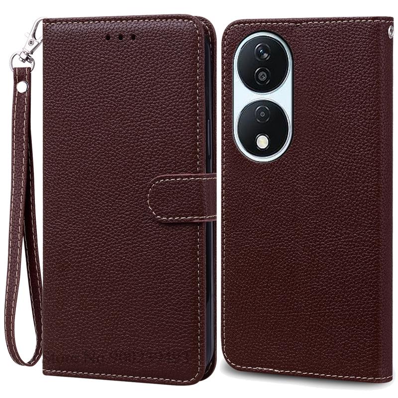 Чехол-кошелек для Honor 90 Smart Case, кожаный флип-чехол, чехол-книжка для Honor 90 Smart 5G, мягкий силиконовый чехол-книжка Fundas