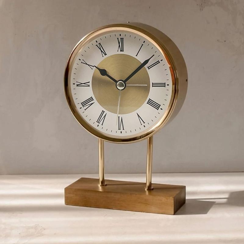 62KD Simple Installation Quartzs Alarm Clock Insert 3.5Inch Roman Numerals Insert