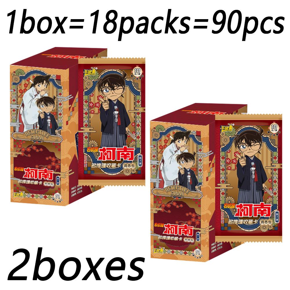 Genuine Detective Conan Collection Cards for Kids Anime Character Christmas Festival Celebration Cards Surprise Gifts Toys