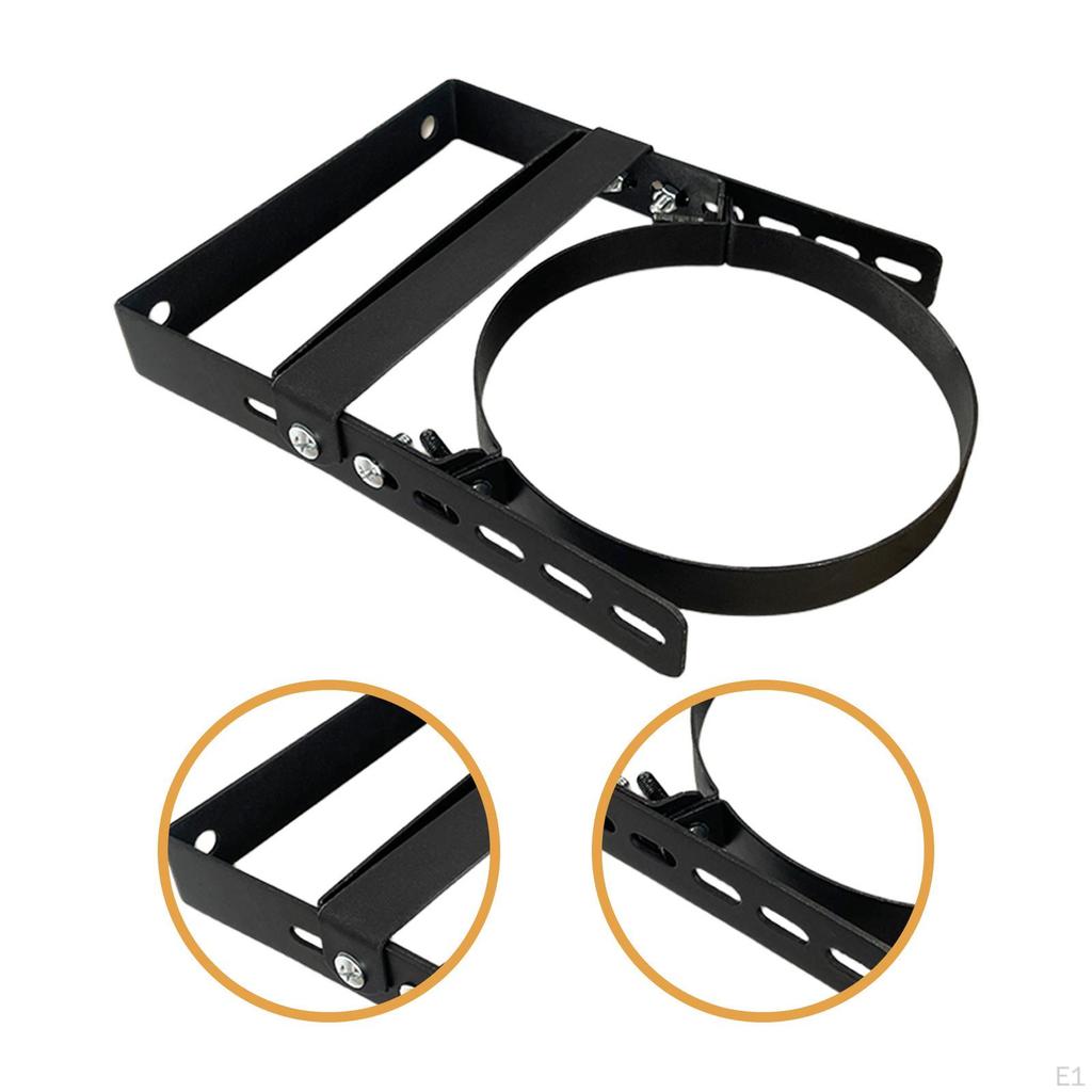 Chimney Tube Bracket Portable Fireplace Flue Liner Clamp Heat Resistant Hardware Household Vent Wall