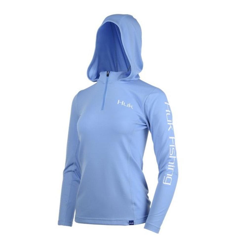 Women's long-sleeved hooded large-size fishing suit, fishing breathable sunscreen suit, fishing suit