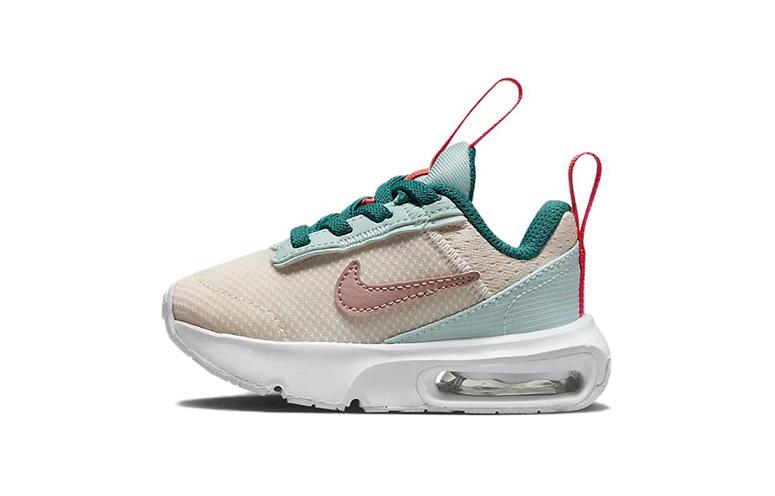 Nike Air Max INTRLK Lite Амортизация Дышащая Амортизация Дышащие Низкие Детские Кроссовки Зеленый Бежевый DH9410-800