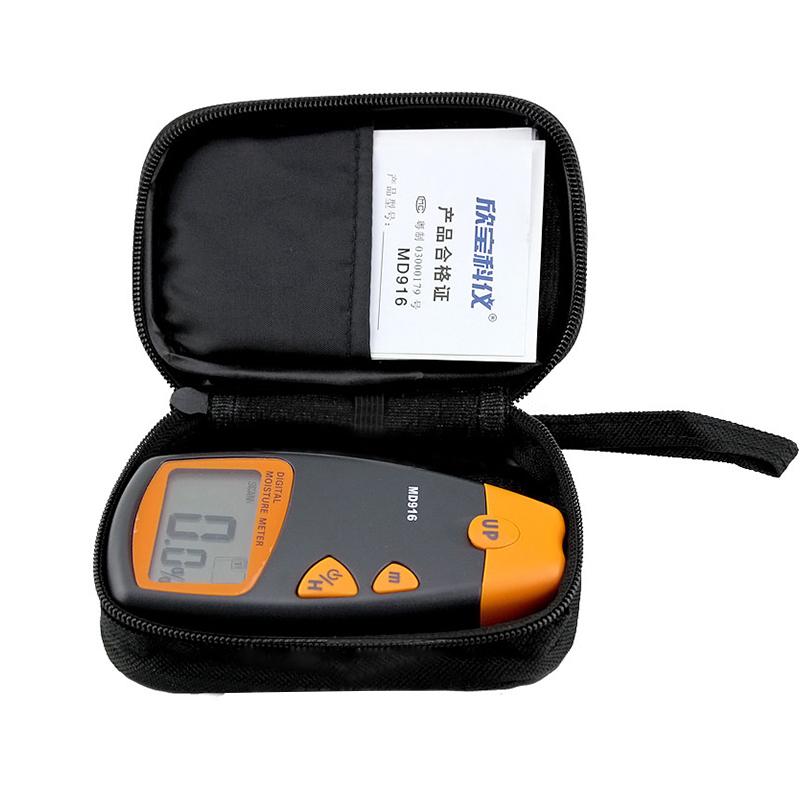 MD916 High Performance Portable Digital 4 Pins Paper Moisture Meter Tester(Not Including Battery)