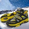31-40 Children's Large Cotton Shoes Winter Plus Velvet Outdoor Hiking Shoelaces Steel Claw Warm Winter Shoes