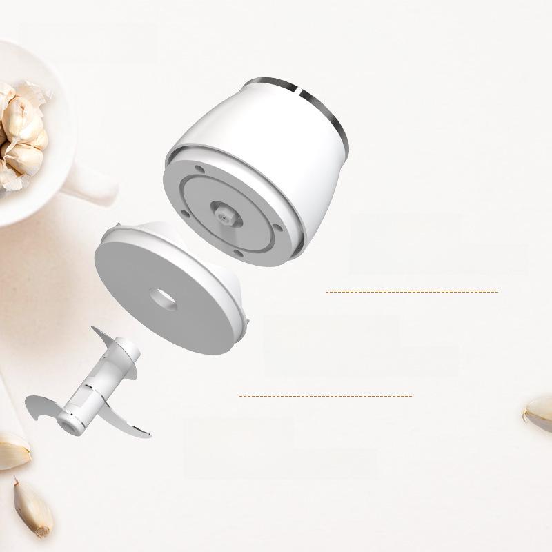 Электрическая измельчитель и чесночница: Многофункциональная автоматическая мясорубка для чеснока и мяса