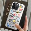 Задняя крышка чехол для телефона для iPhone 17 Pro Max 14 Air XR 11 12 15 Plus 16 XS 13 Pro Буква