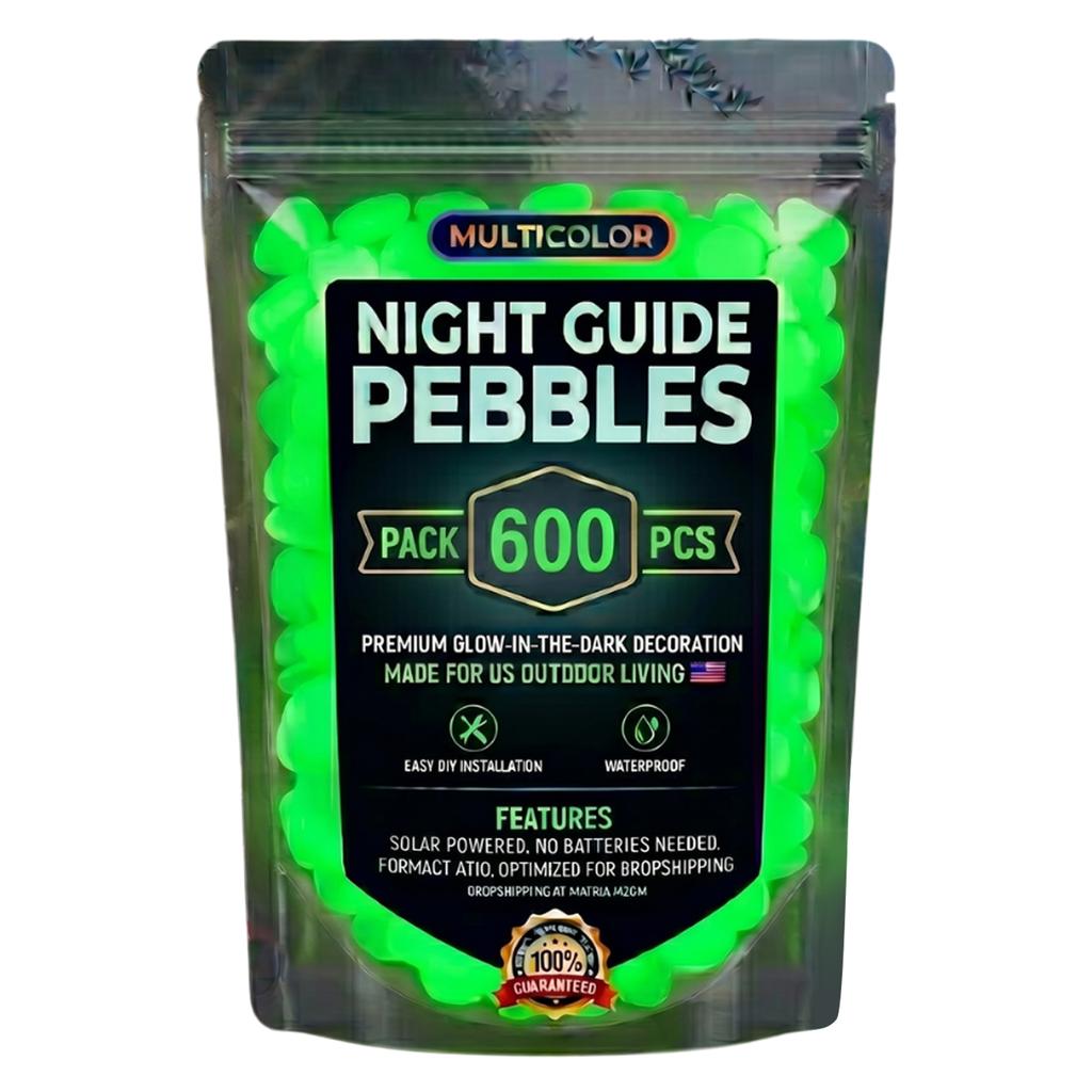 200/400/600pcs Glow At Night Pebbles Luminous Glow Stones DIY Decorative Luminous Stones for Fish Tank Aquarium Garden Walkway