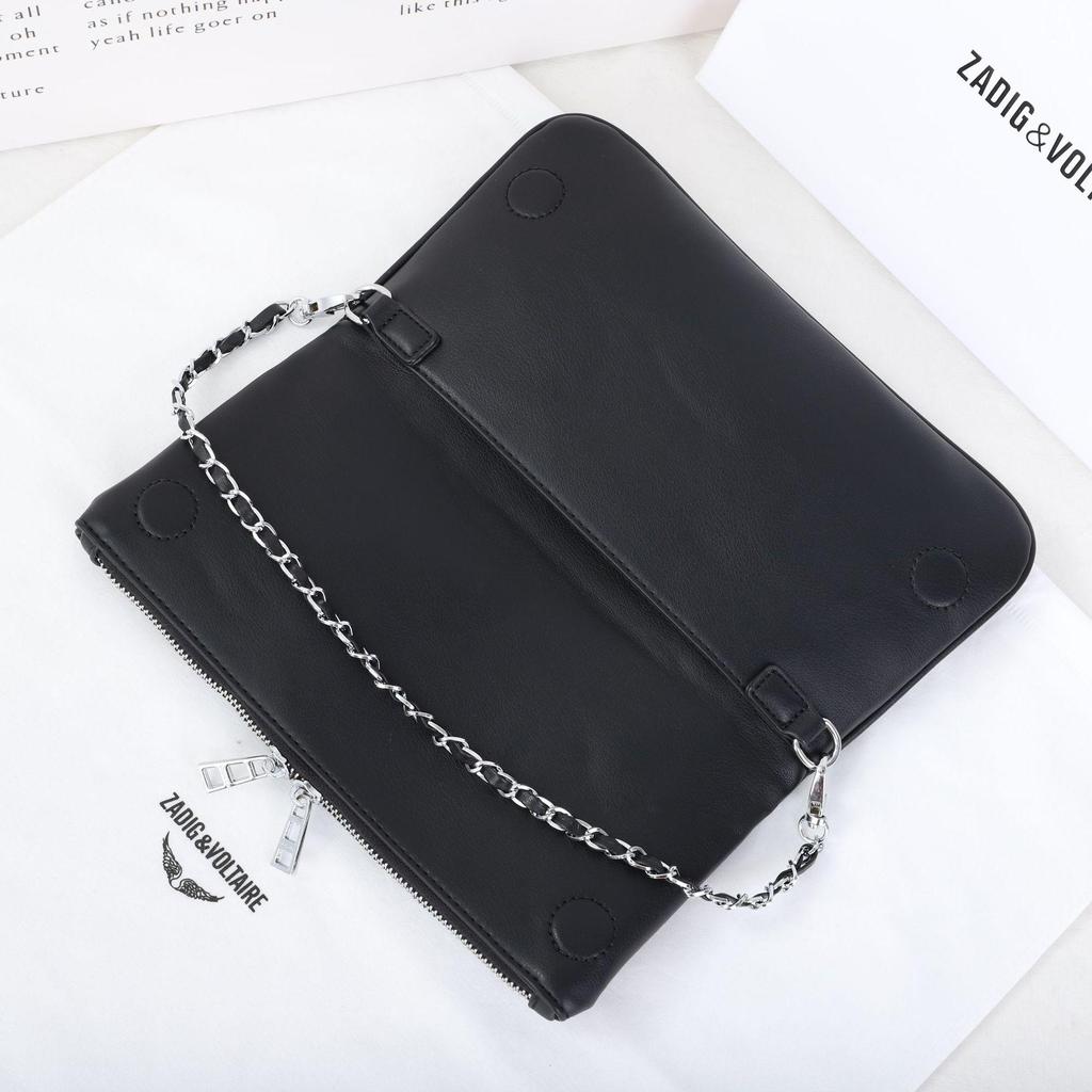 Новая женская сумка-клатч через плечо с крыльями и стразами 2025