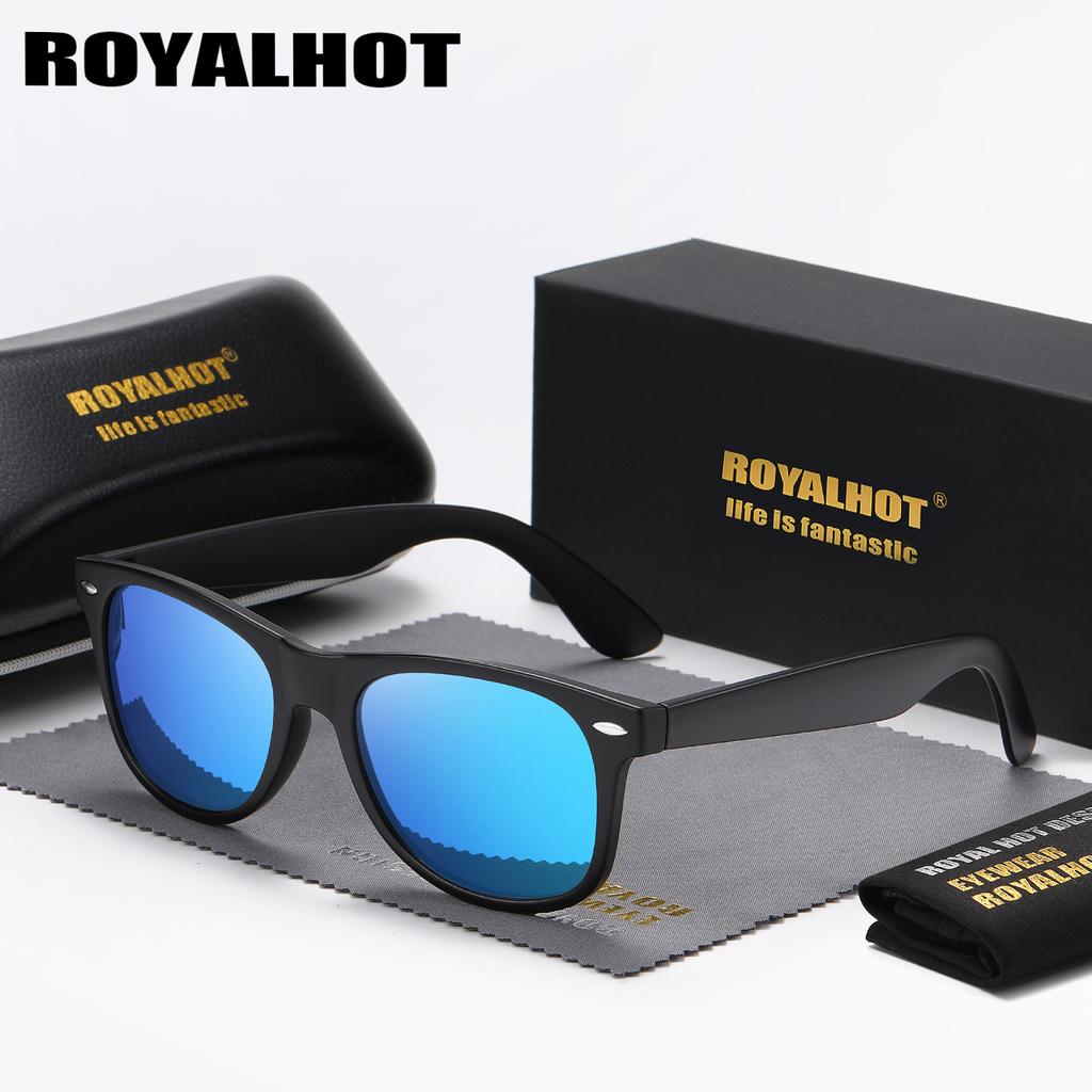 Royalhot Мужчины Женщины Поляризованные Ретро Солнцезащитные Очки В Квадратной Оправе Солнцезащитные Очки Для Вождения Оттенки Oculos Masculino