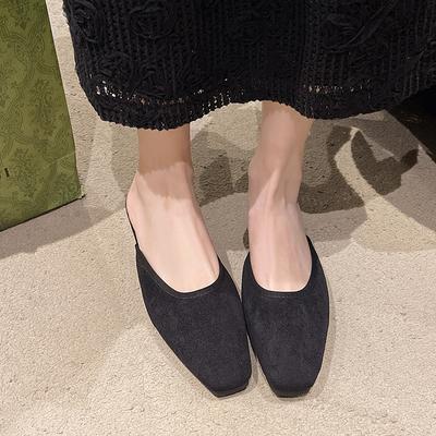 2025 сладкое лето новая модная ретро сумка на плоской подошве голова полушлепанцы удобные универсальные крутые шлепанцы женская обувь шлепанцы