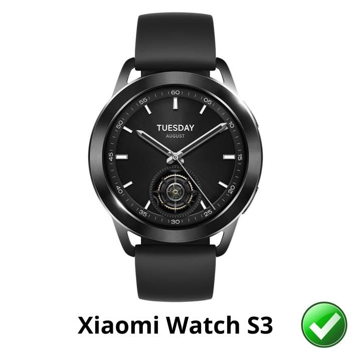 Защитная пленка для Xiaomi Watch S3 [Набор 6 шт.] Защитная пластиковая пленка Сверхтонкая Phonillico