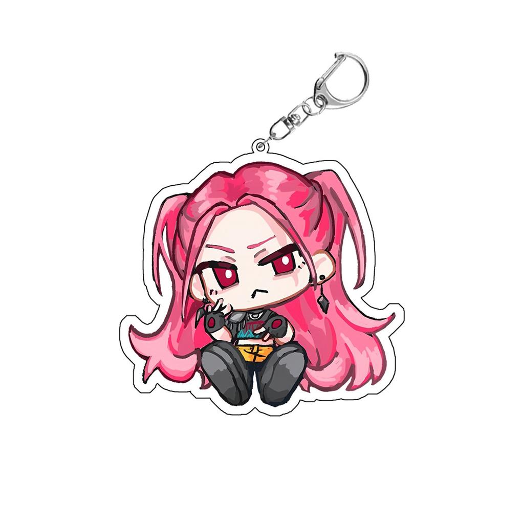 Cartoon Anime Movie Transparent Acrylic Keychain Pendant, Exquisite Gift Hanging Accessories For Backpacks