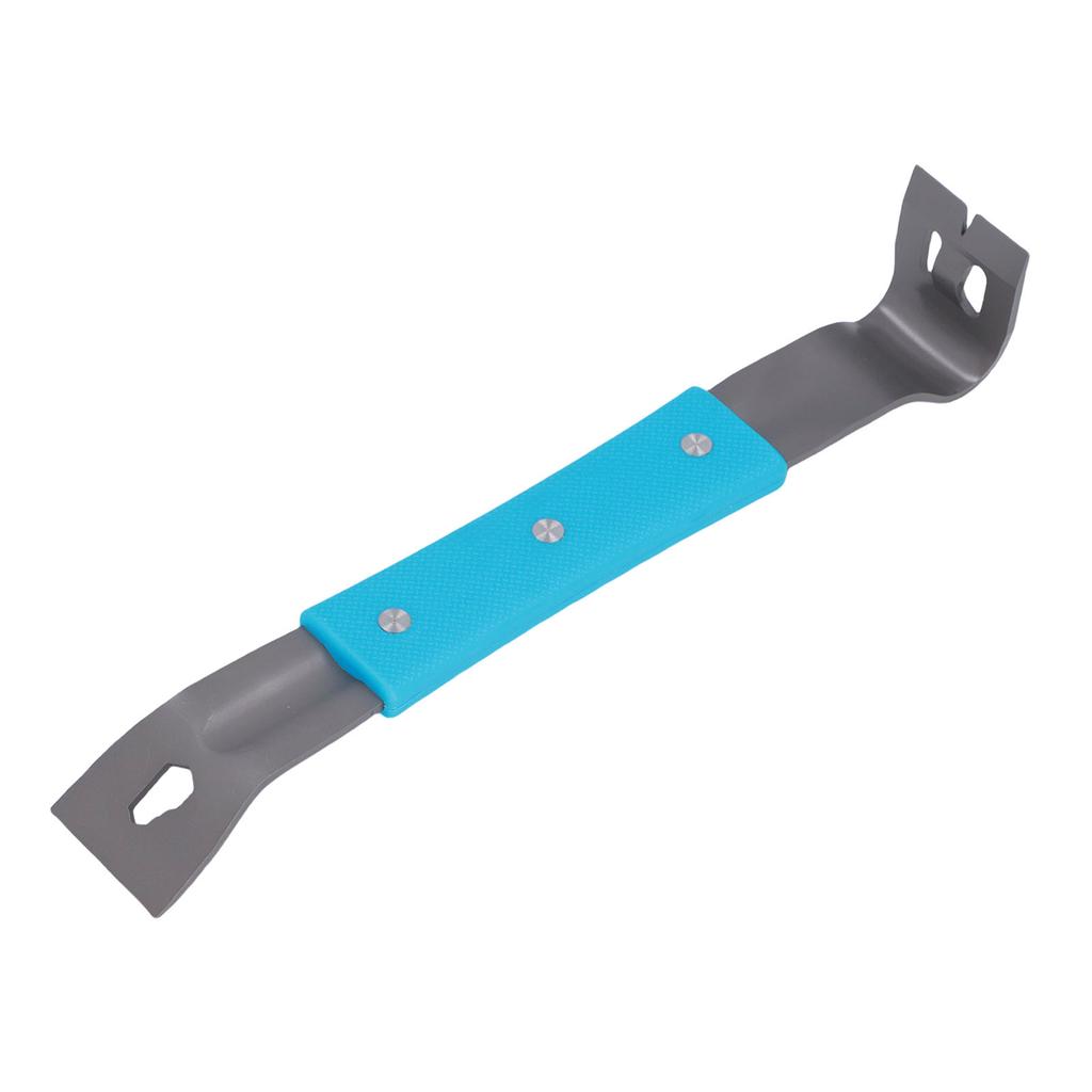Nail Puller Tool Woodworking Mini Pry Bar Universal Stainless Steel Crowbar Blue with Handle