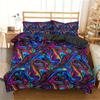 Psychedelic Abstract Art Duvet Set Bedding Set Three-Piece Digital Printing Bedroom Decoration