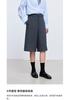 LILY Solid Color Velvet Five Quarter Pants Casual Pants