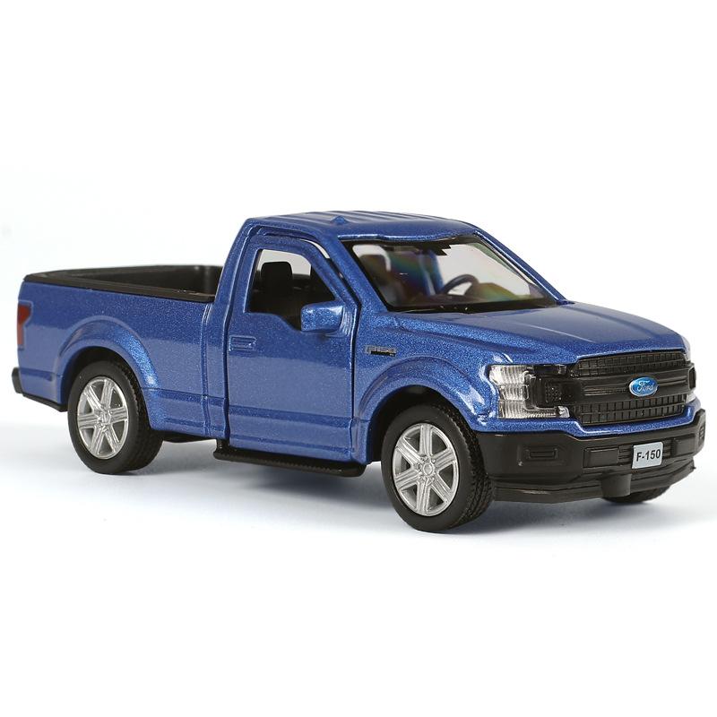 fsbn3 1/36 Ford Bronco Mustang GT F-150 Toy Car Model For Children RMZ CiTY Diecast Metal Miniature Pull Back Collection Gift Kid Boys