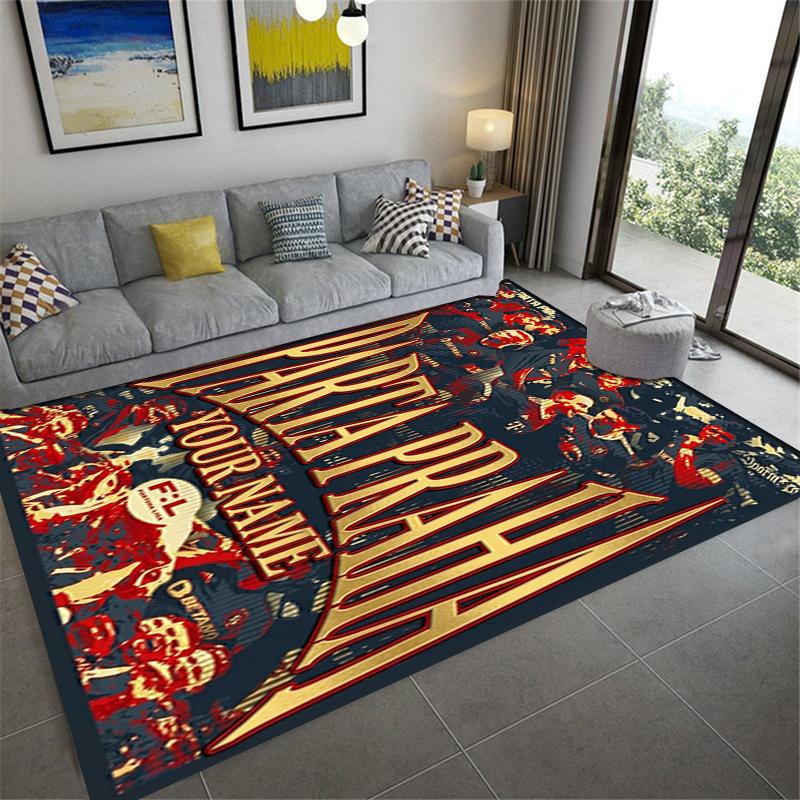 Custom Name AC Sparta Praha Carpet Rug for Living Room Bedroom Home Sofa Decoration,Kids play Non-slip Floor Mat