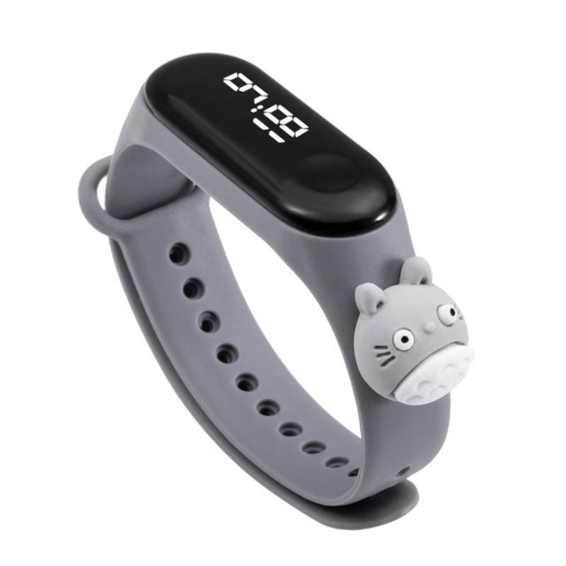 Disney Pokemon Pikachu Kids Led Watch Touch Screen Silicone Strap Waterproof School Gift