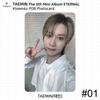 SHINee Taemin 5-й мини-альбом ETERNAL POB Фотокарточка SW KT4 Makestar Whosfan