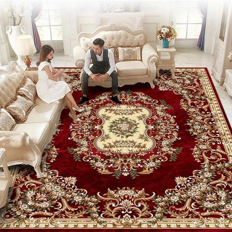 Европейские роскошные ковры для гостиной 200x300 Декорация дома Ковры большой площади Декор спальни Ковер для лаунжа Моющиеся коврики для пола