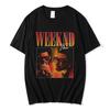 Мужская летняя футболка The Weeknd Ультра-Четкий Принт Оверсайз - Свободный крой, Короткий рукав, Модный бренд