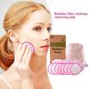 16pcs Round Reusable Cotton Pads Washable Facial Make Up Remover Wipe Pads