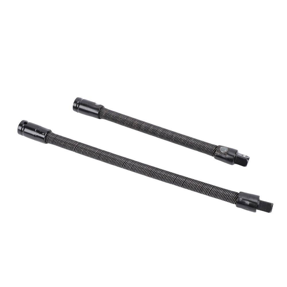 2pcs Spring Steel Bendable Socket Extender Flex Reach Tool  Industrial Mechanical Projects