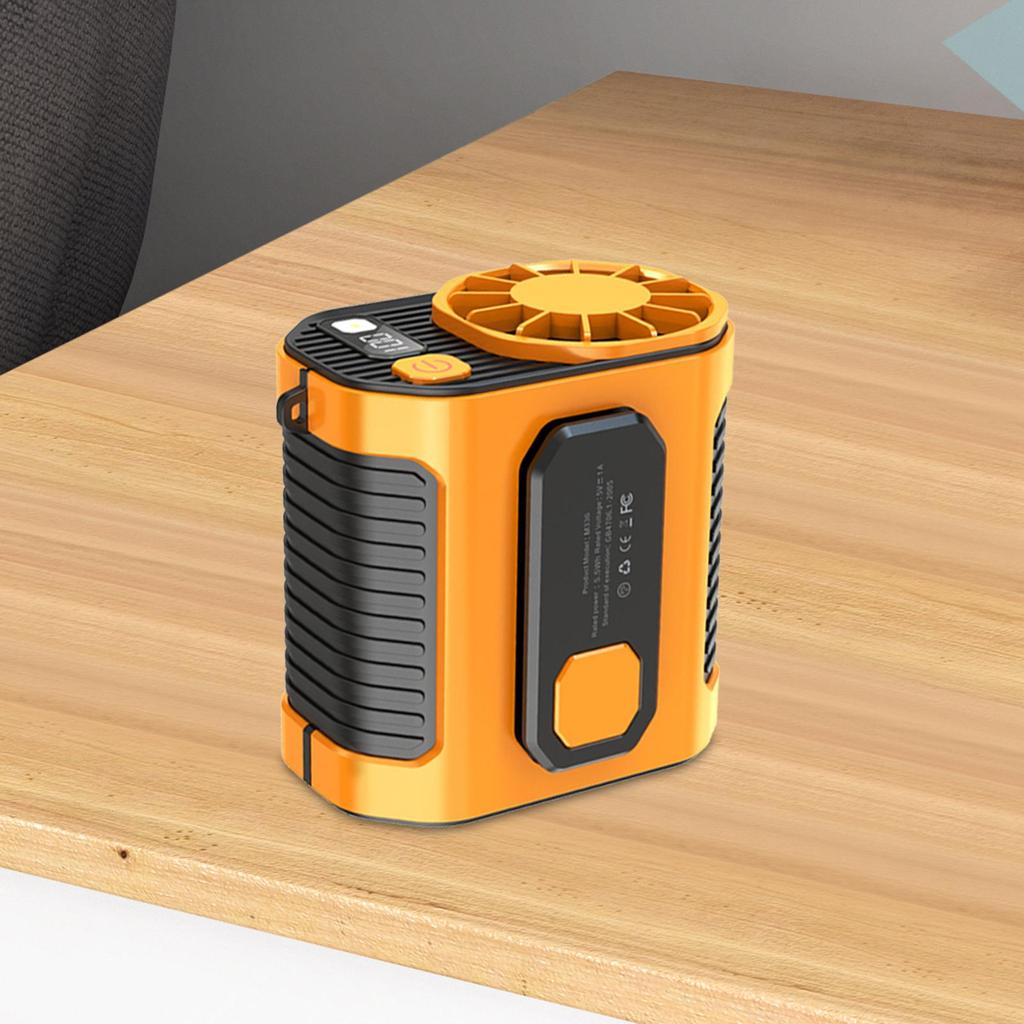 Waist Clip Fan Handsfree Personal Body Fan for Fishing Cycling Climbing