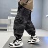 Boys Camouflage Cargo Pants Big Kids Casual Sport Pants Spring Teenage Joggers Trousers Children Streetwear Baggy Pants