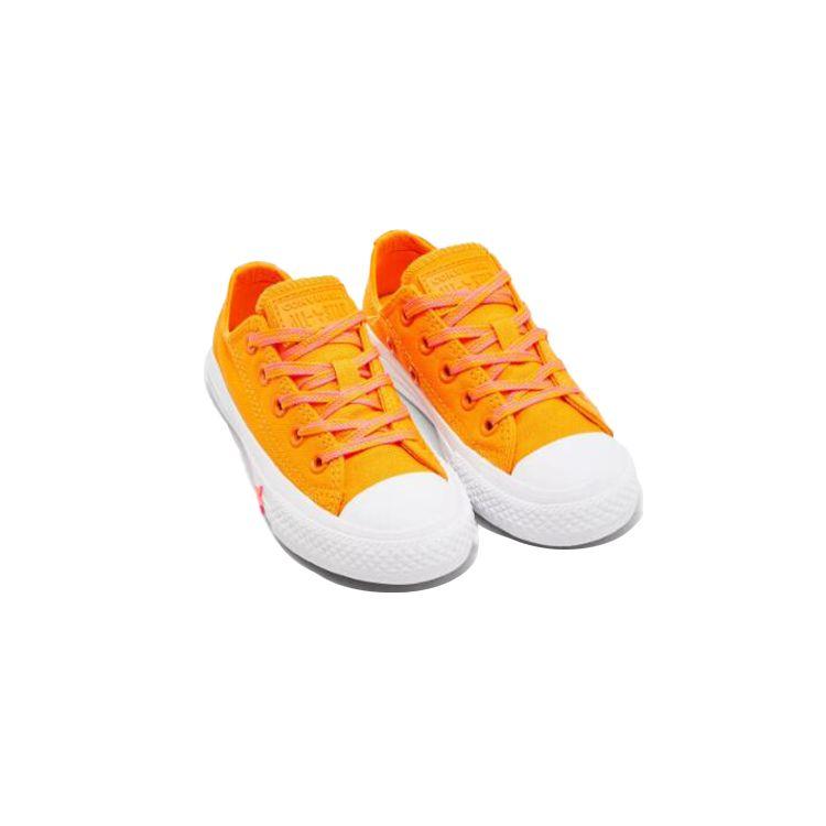 Converse Chuck Taylor All Star Comfortable Daily Low Top Kids Sneakers Kids Sneakers Orange 364190C