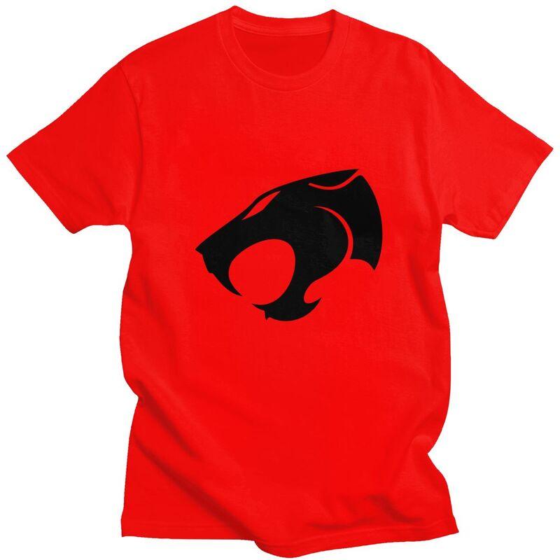 Custom Cartoon Anime Thundercats T Shirts for Unisex Pure Cotton Tees Tshirt Short-Sleeve Casual T-shirt Clothes