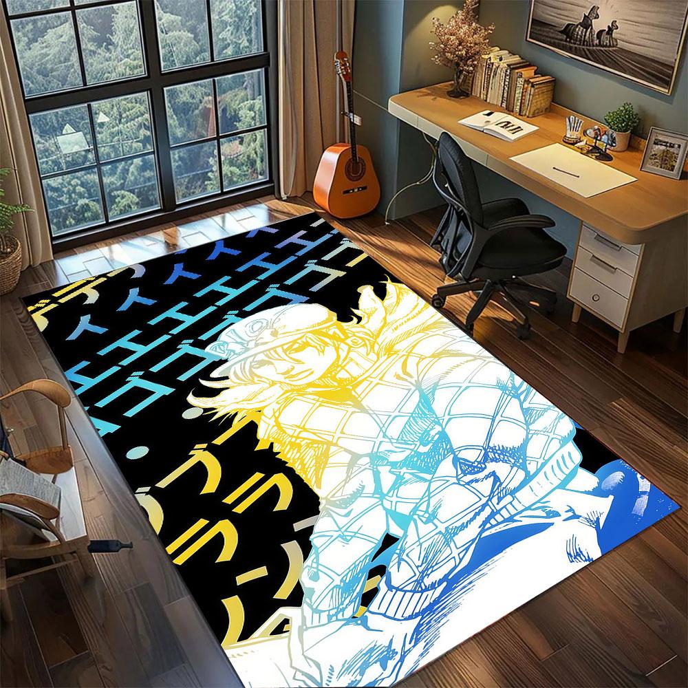 Ковер Stardust Crusaders JoJo для гостиной, спальни, домашнего декора, крутой коврик из фильма, игровой коврик для пола