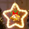 Yousheng Рождественская звезда световое украшение на батарейках рождественская елка подвесные украшения светодиодная подсветка подвеска для оконной двери настенная рождественская елка