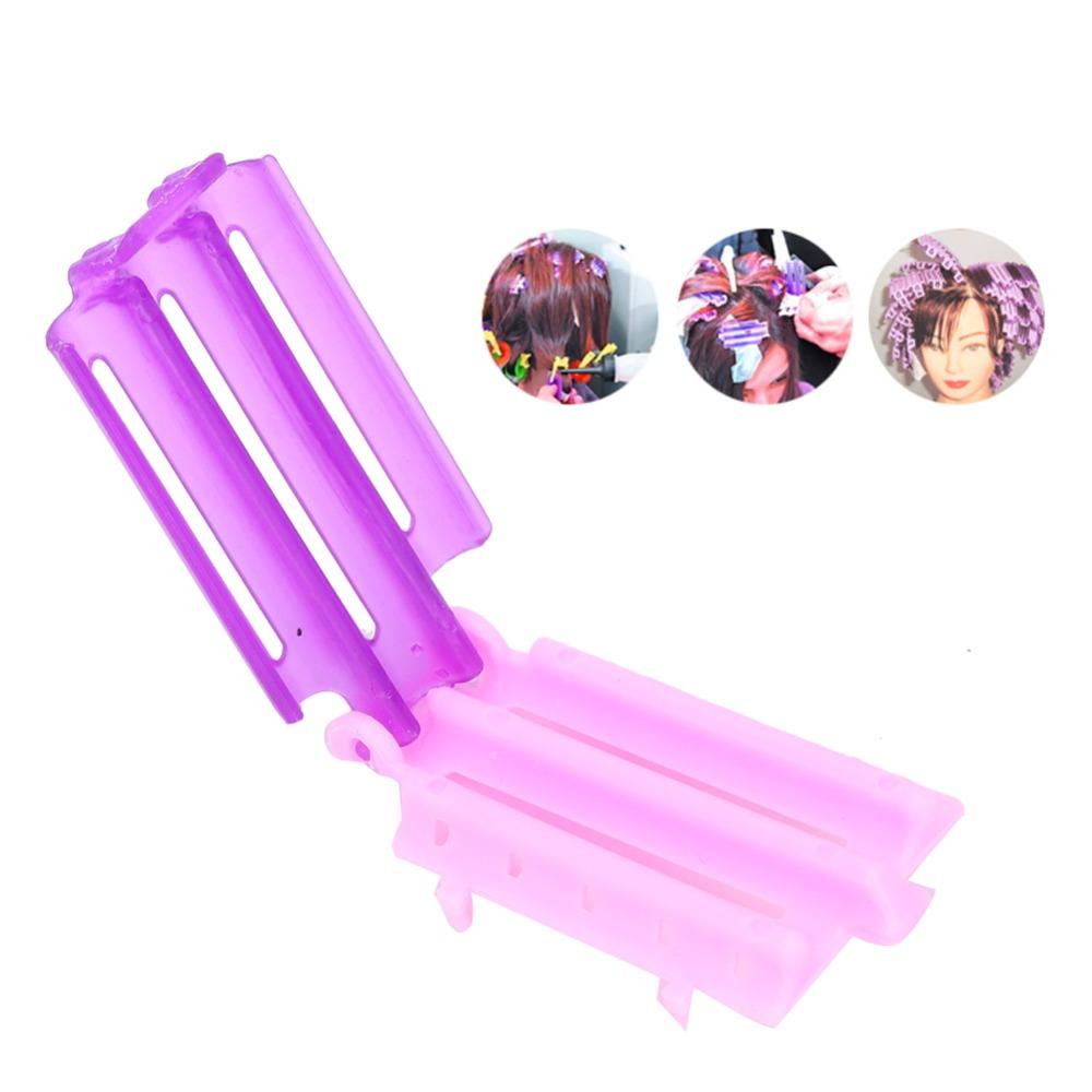45pcs PP Hair Perm Clips Crinkle Design Hair Styling Tools Volume Hair Rollers For Women