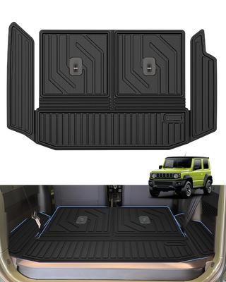 Mixsuper Jimny Багажник Совместимый с Багажником Спинка Сиденья и Коврик Багажного Отделения Июль 2018 Специальный TPE и для Хранения Багажа JB64W/JB74W Коврик,