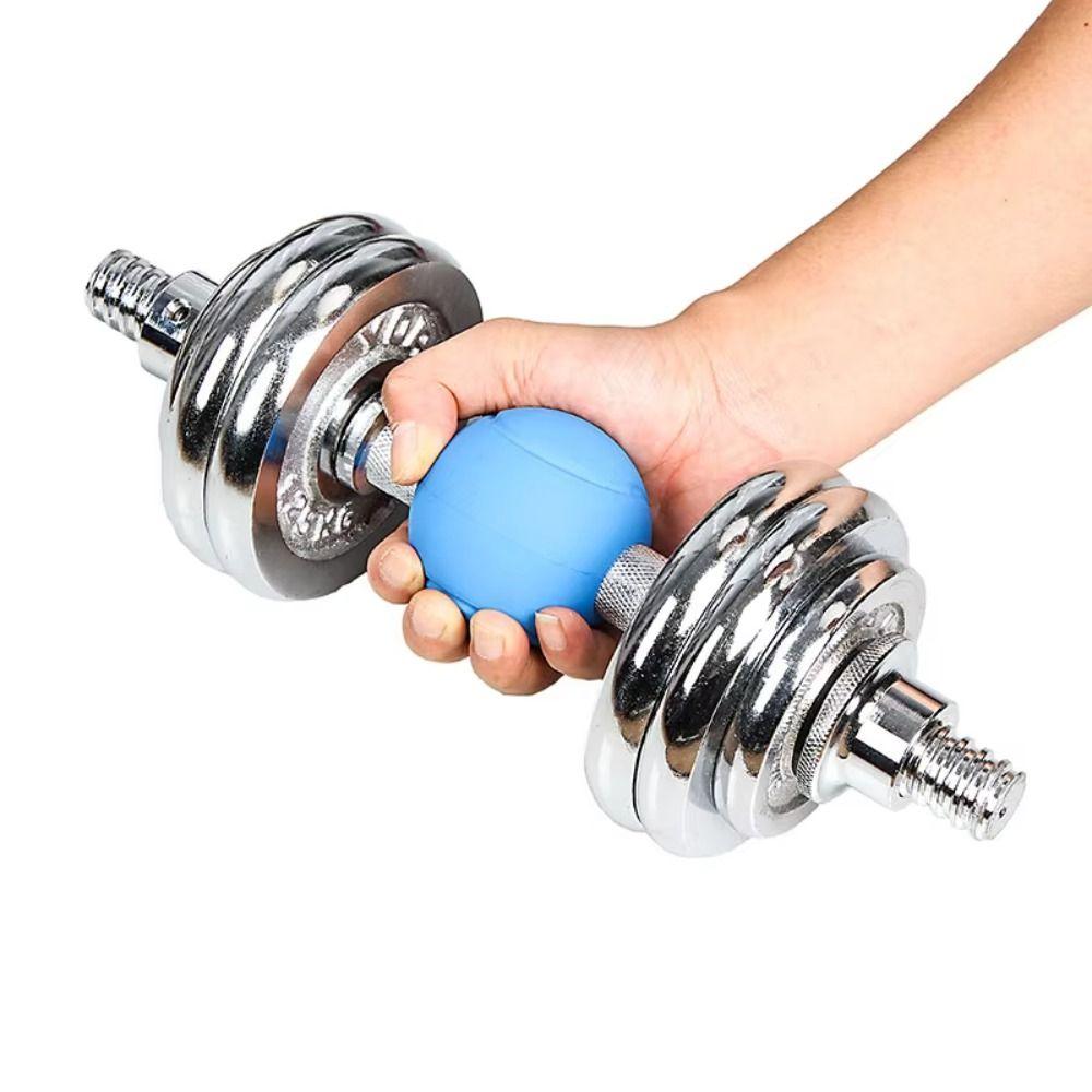 1 Pair Reduce Palm Pressure Barbell Grip Ball Weightlifting Fitness Equipment Bodybuilding