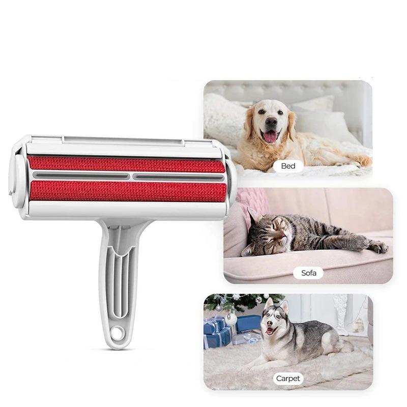 Pet Hair Remover Roller Pet Hair Remov Cleaning Removing Dog Cat Self Cleaning Lint Pet Hair Remover One Hand Operate
